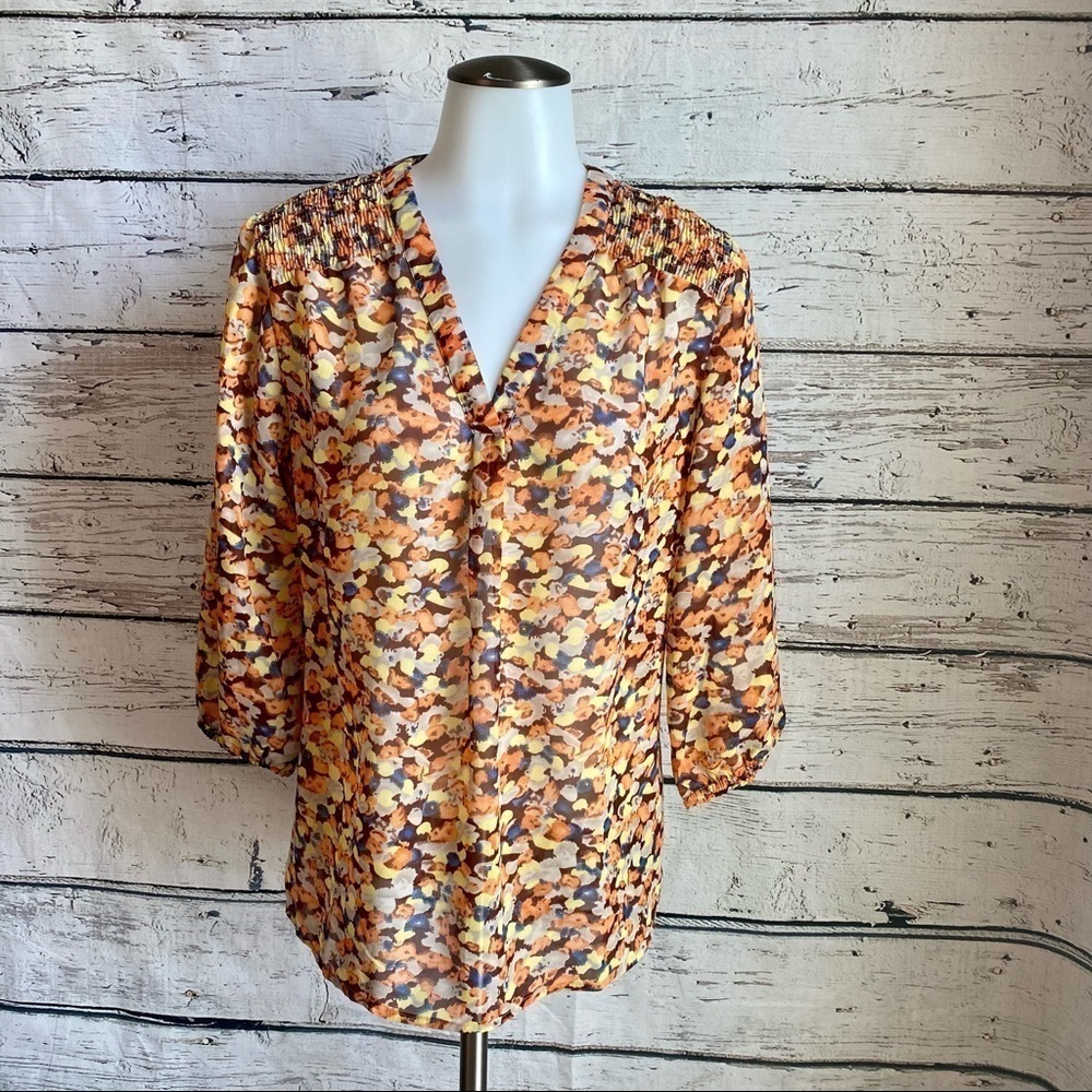 Antilia Femme 3/4 Sleeve Boho top